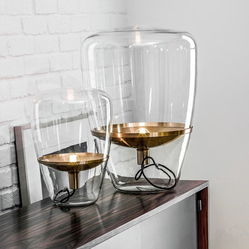 Modern Czech Designer Table Lamp Nordic Glass Table Lamps For Living Room Bedroom Study Desk Decor Light Night E27 Bedside Lamp 3