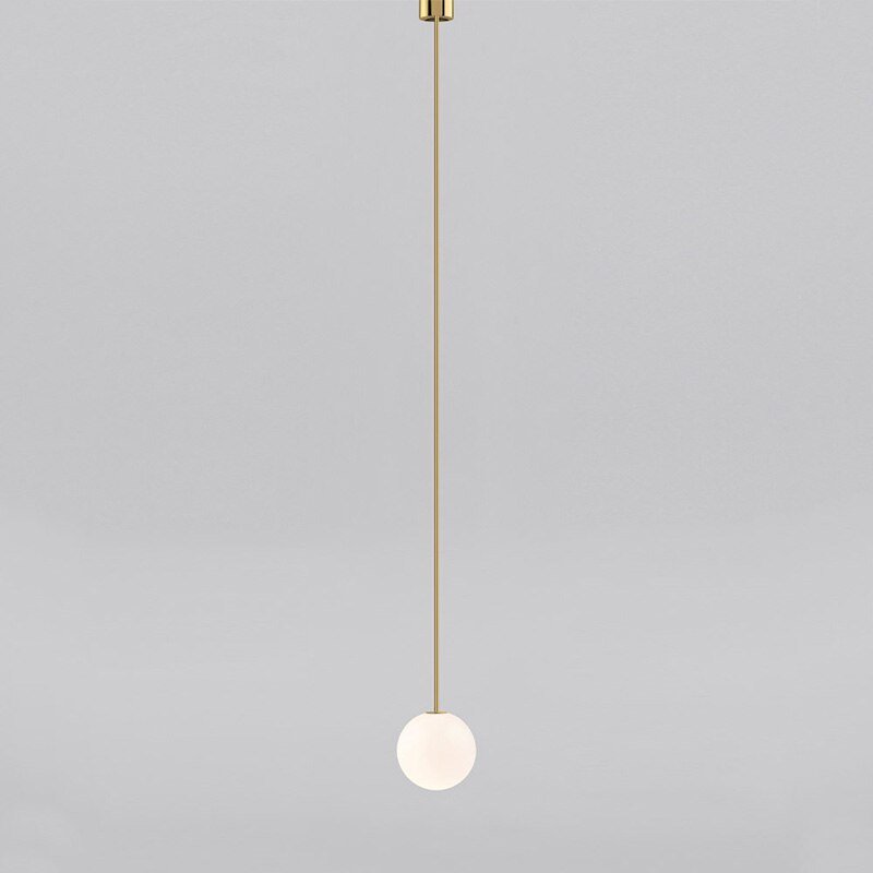 Modern Led Pendant Lights Nordic Minimalist Hanging Lamp For Living Room Bedroom Dining Room Glass Ball Hanglamp Light Fixtures 2