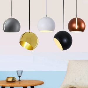 Nordic Modern Pendant Lights Creative Iron Hanglamp For Living Room Bedroom Dining Room Bar Decor Loft E27 Luminaire Suspension 1