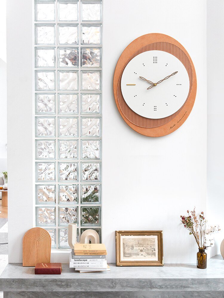 Nordic Luxury Wall Clock Living Room Creativity Silent Wall Clock Modern Design Minimalist Reloj De Pared Wall Decoration LL50WC 5