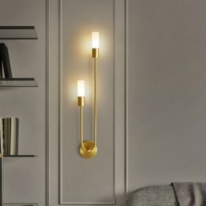 Modern Led Wall Lamp Gold Iron Wall Lamp For Living Room Bedroom Nordic Home Decor Light Night Bedside Lamp Bathroom Fixtures 1