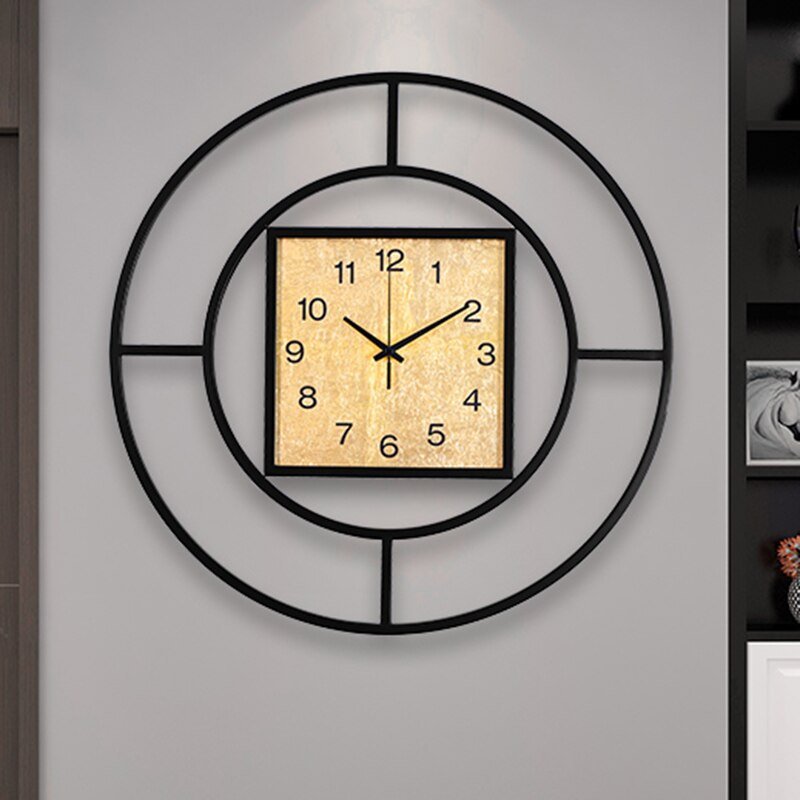Silent Clocks Wall Home Modern Design Luxury Retro Minimalist Large Digital Clock 3d Living Room Relojes De Pared Room Decor 2