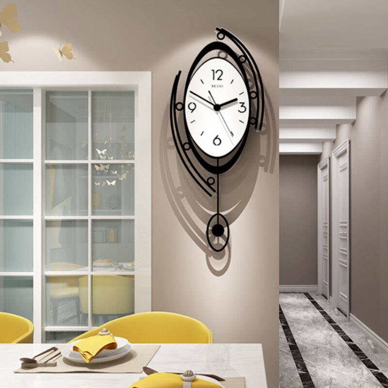 Pendulum Large Wall Clock Modern Design Minimalist Creative Living Room Silent Wall Clock Nordic Reloj Pared Home Decor ZP50ZB 3