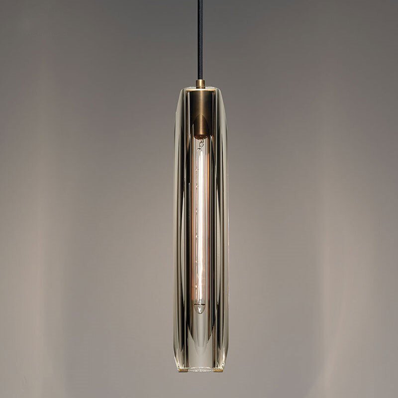 Nordic Crystal Pendant Lights Postmodern All Copper Hanglamp For Dining Room Bedroom Luminaire Suspension Loft Light Fixtures 2