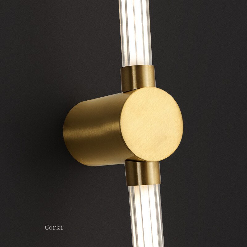 Led Wall Lamp Minimalist All Copper Acrylic Wall Lamps For Living Room Bedroom Loft Sconce Nordic Home Decor Bedside Wall Light 5