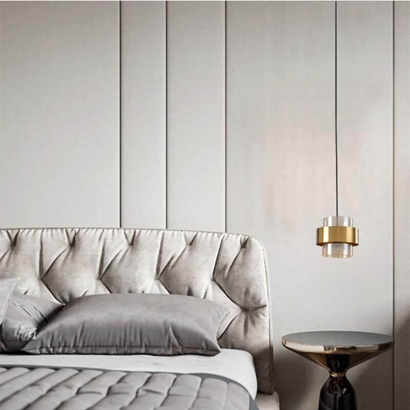 Nordic Pendant Lights Postmodern Ring Glass Hanglamp For Bedroom Dining Room Bar Decor Home Loft Gold E27 Luminaire Suspension 5