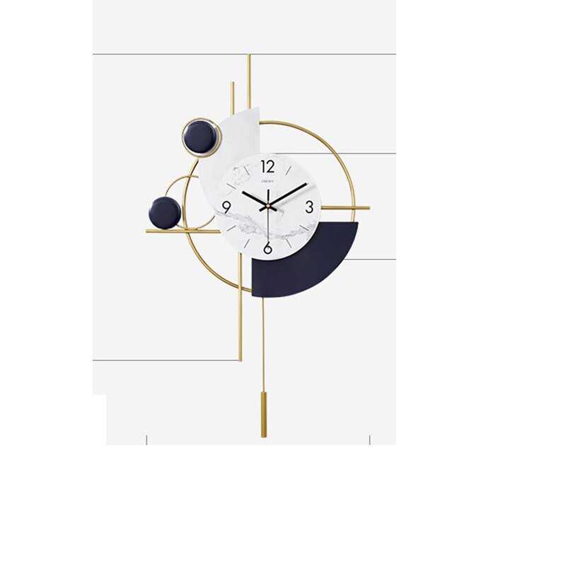 Cute Metal Wall Clock Modern Design Fashion Silent Minimalist Wall Clock Art Nixie Kitchen Relogio De Parede Room Decor YH 6