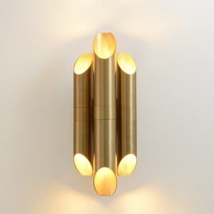 Nordic Led Wall Lamp Postmodern Gold Iron Wall Lamps For Living Room Bedroom Decor Creative Bedside Wall Light Bathroom Fixtures 1