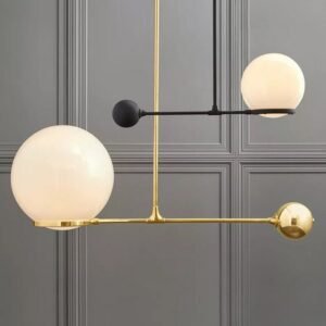 Modern Led Balance Pendant Lights Glass Ball Hanglamp For Dining Room Bedroom Nordic Home Decor Bar Luminaire Kitchen Fixtures 1