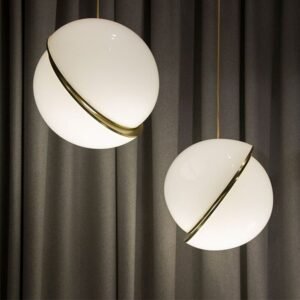 Nordic Designer Pendant Lights Modern Acrylic Ball Hanglamp For Living Room Bedroom Dining Room Loft Decor Luminaire Suspension 1