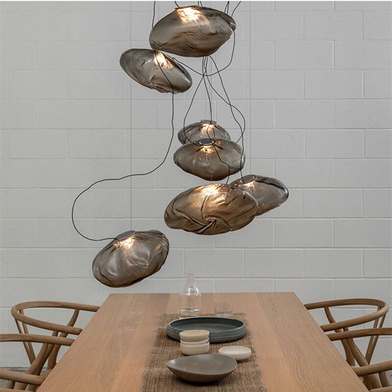 Nordic Designer Pendant Lights Postmodern Glass Hanglamp For Dining Room Bedroom Bar Decor Home E27 Loft Luminaire Suspension 3