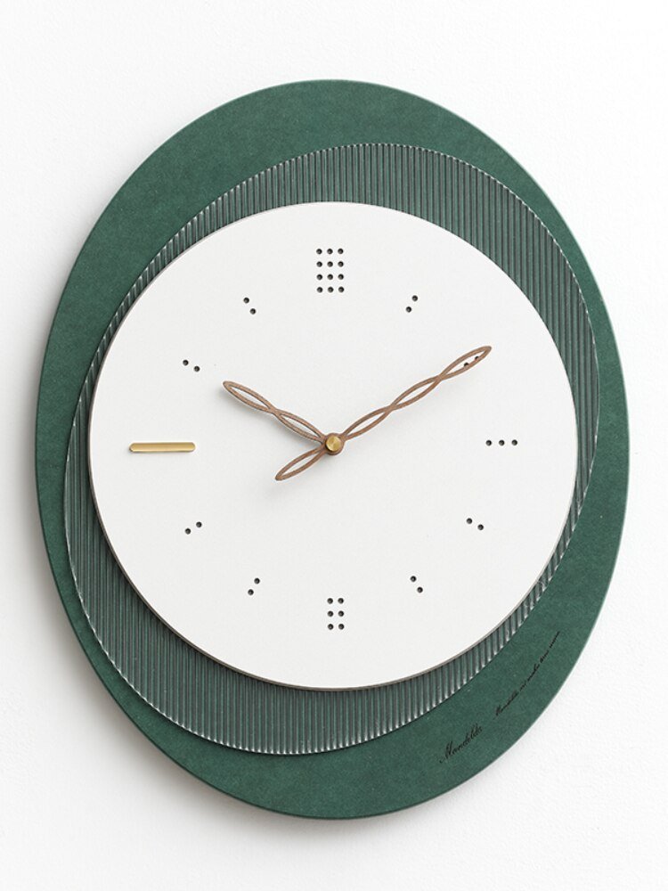 Nordic Luxury Wall Clock Living Room Creativity Silent Wall Clock Modern Design Minimalist Reloj De Pared Wall Decoration LL50WC 6