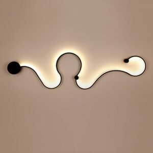 Nordic Led Wall Lamp Modern Minimalist Curve Wall Lamps For Living Room Bedroom Home Decor Luminaire Bedside Wall Light Fixtures 1