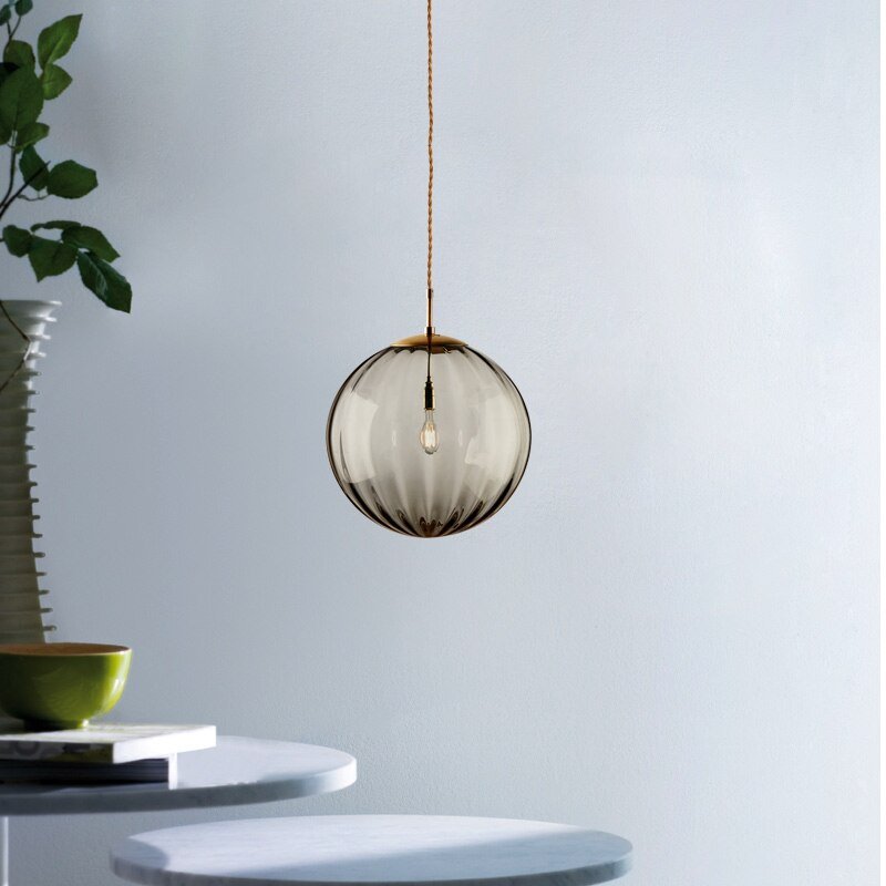Modern Led Pendant Light Nordic Glass Ball Hanglamp For Bedroom Dining Room Bar Decor Loft Luminaire Suspension Kitchen Fixtures 5