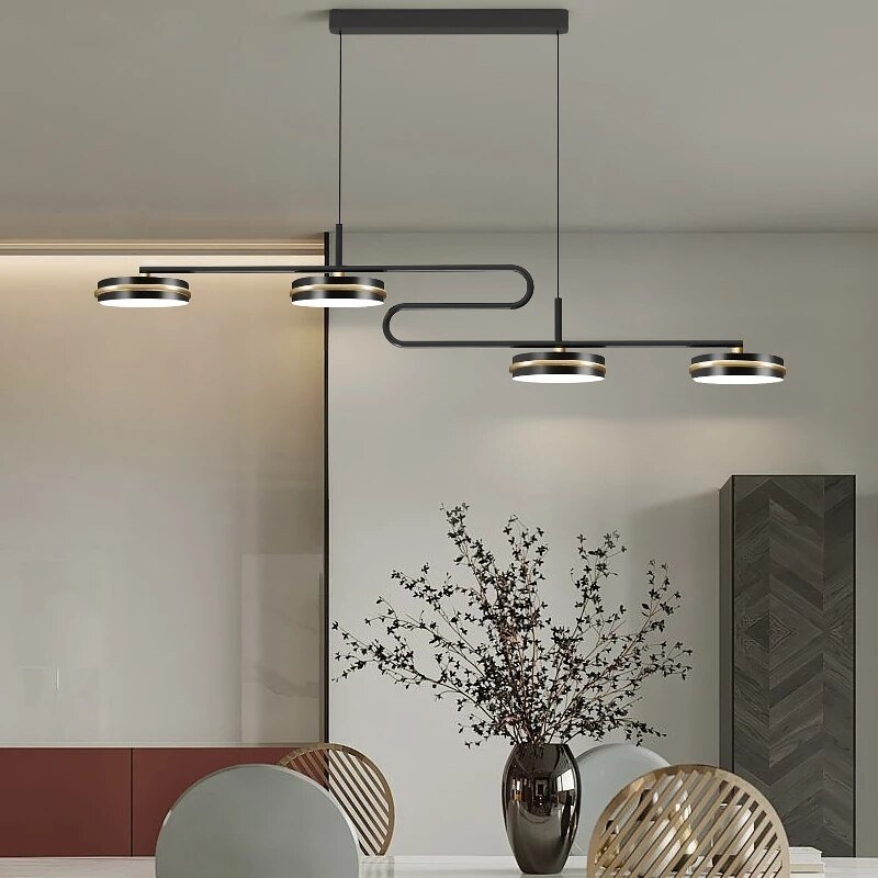 Modern Led Pendant Lights For Bedroom Living Dining Room Kitchen Hall Bar Nordic Home Decor Chandelier With Remote Control 1