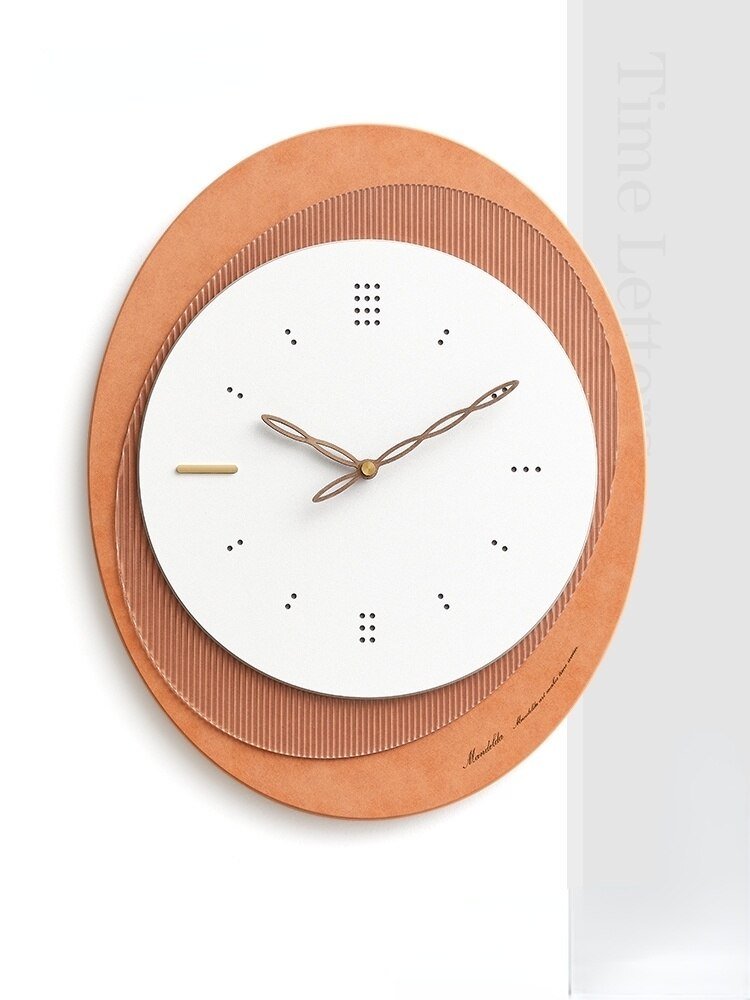 Nordic Luxury Wall Clock Living Room Creativity Silent Wall Clock Modern Design Minimalist Reloj De Pared Wall Decoration LL50WC 1