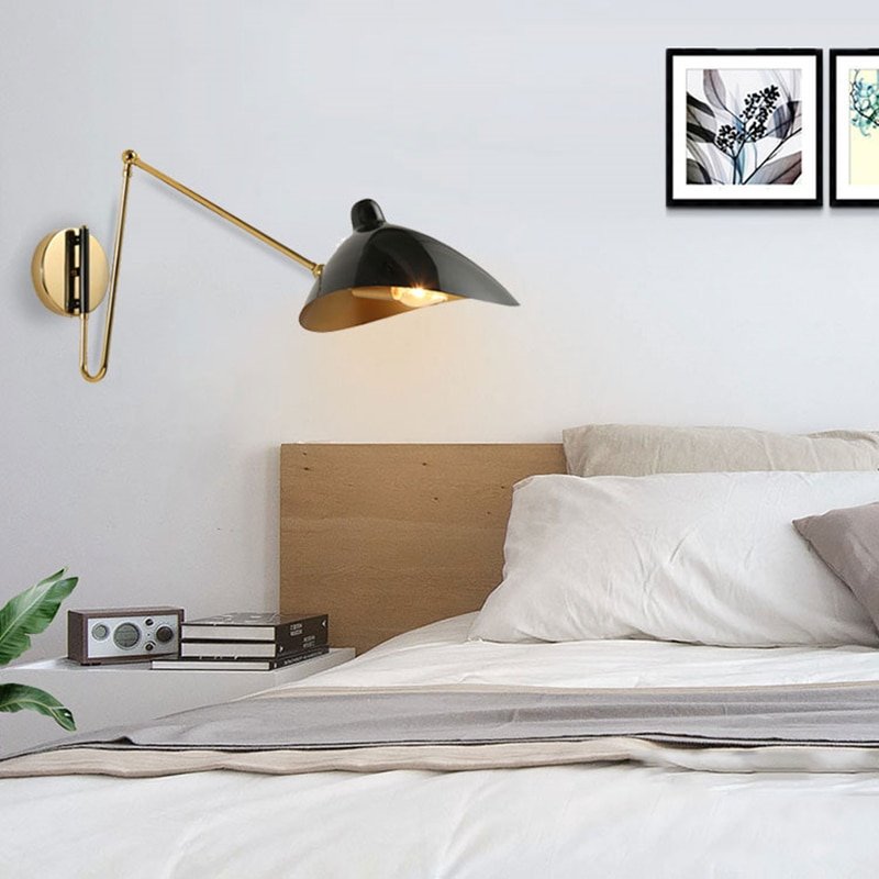 Nordic Modern Wall Lamp Iron Duckbill Wall Lamp For Living Room Bedroom Loft Decor Industrial Home Bedside Wall Light Fixtures 2