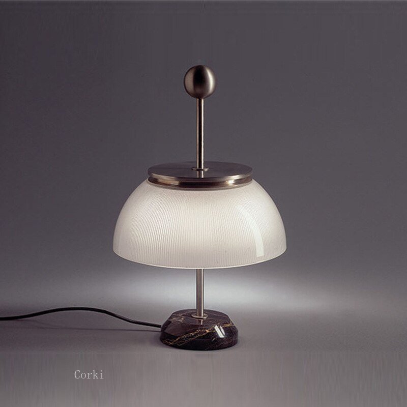 Italian Design Fashion Table Lamp Iron Art Decor Galss Desk Lights reading light Backgound Cafe Bedside Bedroom Room decor Lamp 4