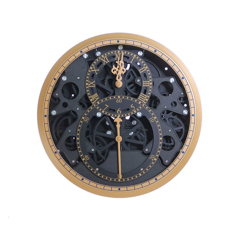 Large Digital Wall Clock Gear Mechanical Wall Watches Cute Decor Living Room Nordic Bedroom Cool Home Decoraction XF20YH 2