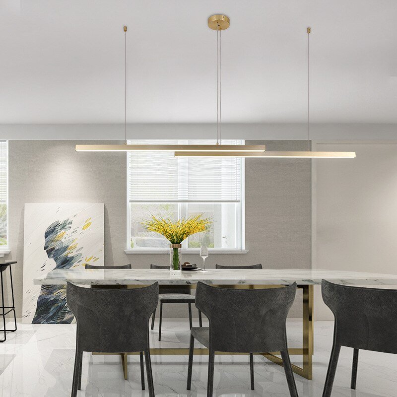 Nordic Led pendant Lights For Dinning Room Living Room Loft Brushed Golden Black Designer Modern Decorative Lighting Fixtures 3