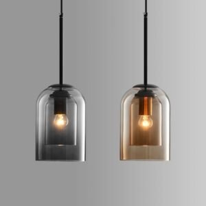 Nordic Pendant Light Postmodern Double Glass Hanglamp For Bedroom Dining Room Bar Decor Luminaire Suspension Kitchen Fixtures 1