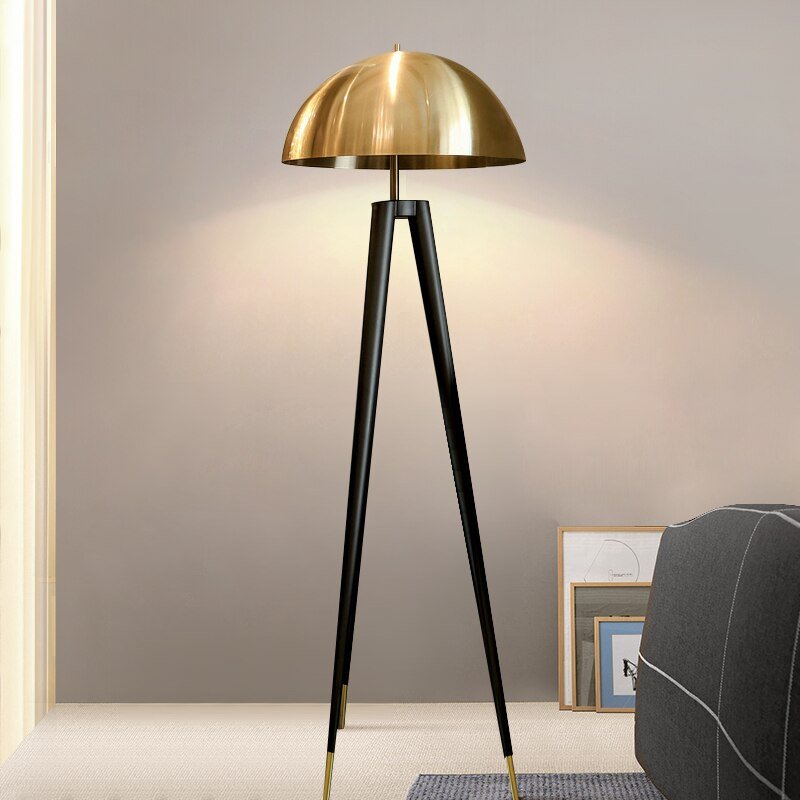 Postmodern Floor Lamp Led Mushroom Floor Lamps For Living Room Bedroom Nordic Home Decor Designer Simple Tripod Standing Lamp 4
