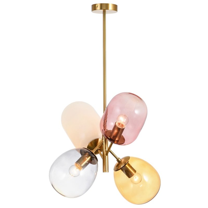 Nordic pendant Lights Postmodern Colorful Glass Hanging Lamps For Living Room Bedroom Dining Room Home Decor E27 Led Hanglamp 4