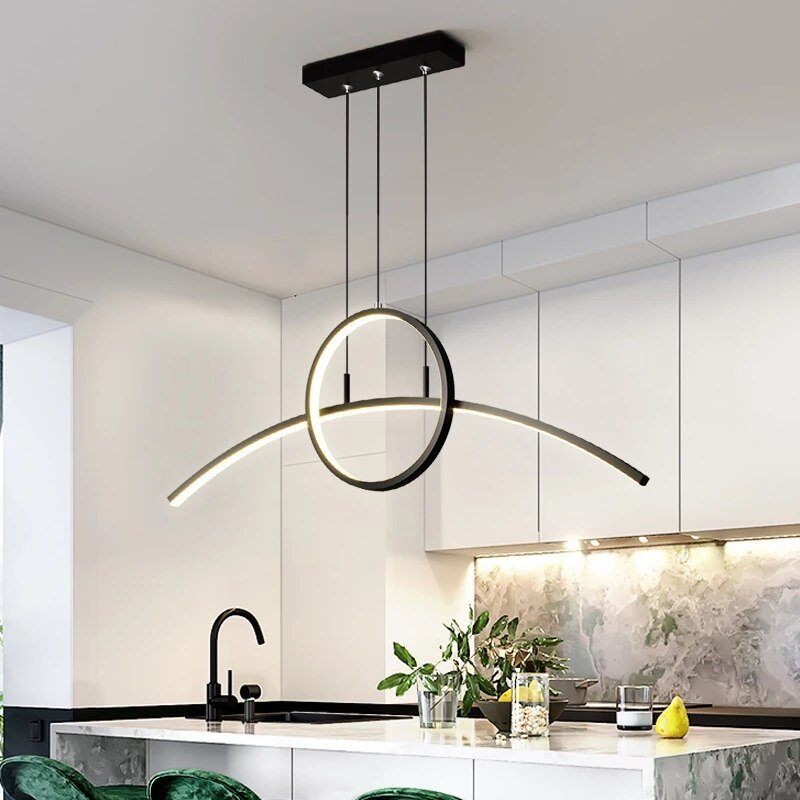 Nordic Led Chandeliers Modern Minimalist Pendant Lights For Dining Room Kitchen Study Decoration Home Dining Table Lamp Fixtures 3