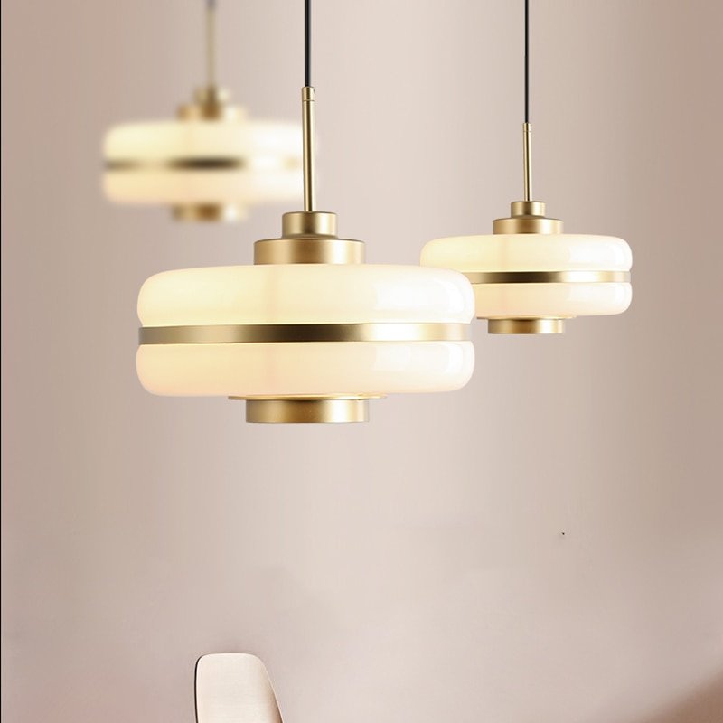 Modern Gold Pendant Light Nordic Designer Glass Hanglamp For Bedroom Dining Room Loft Decor Luminaire Suspension Light Fixtures 1