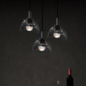 Modern Crystal Pendant Light Creative Black Copper Hanging Lamp For Dinging Room Bedroom Nordic Home Decor Light Kitchen Fixture 1
