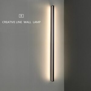 Modern Led Wall Lamp Minimalist Lines Wall Lamps For Living Room Bedroom Nordic Home Decor Luminaire Bedside Wall Light Fixtures 1