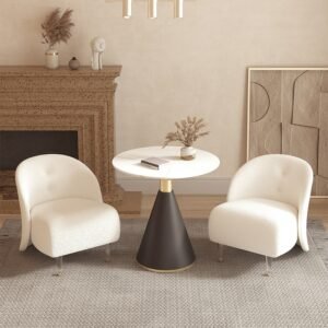 Single Sofa Chair Small Apartment Living Room Bedroom Light Luxury Nordic Beauty Salon Modern Minimalist Fabric Leisure Chair 1