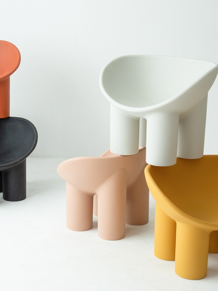 Wuli Nordic Elephant Leg Chair Home Modern Minimalist Creative Celebrity Ins Leisure Fashion Stool Elephant Chair 3