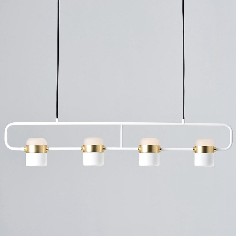 Modern Led Pendant Lights Simple Aluminum For Bedroom Dining Room Bar Decor Nordic Multi-head Hanging Spotlight Loft Fixtures 2
