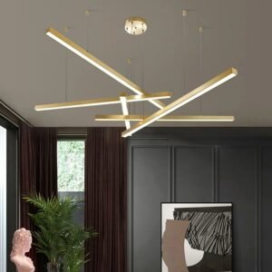 Nordic Led pendant Lights For Dinning Room Living Room Loft Brushed Golden Black Designer Modern Decorative Lighting Fixtures 1
