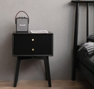 Wuli Bedside Table Solid Wood Nordic Bedroom Small Apartment Simple Modern Creative Bedside Storage Narrow Cabinet Simple 1