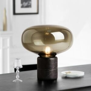Nordic Table Lamp Led Marble Table Lamps For Living Room Bedroom Study Desk Decor Home Lights E27 Designer Creative Bedside Lamp 1