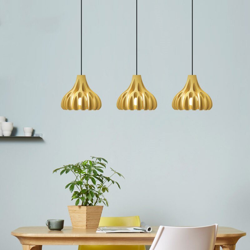 Nordic Pendant Lights Modern Colorful Resin Hanging Lamp For Dining Room Bedroom Luminaire Suspension Bar Decor E27 Hanglamp 2