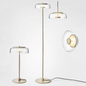 Nordic Led Floor Lamp Postmodern Gold Iron Floor Lamps For Living Room Bedroom Study Decor Home Table Lamp Glass Standing Lamp 1