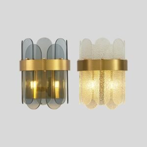 Nordic Led Wall Lamp Postmodern Glass Wall Lamps For Living Room Bedroom Loft Decor Home Bedside Wall Light Bathroom Fixtures 1