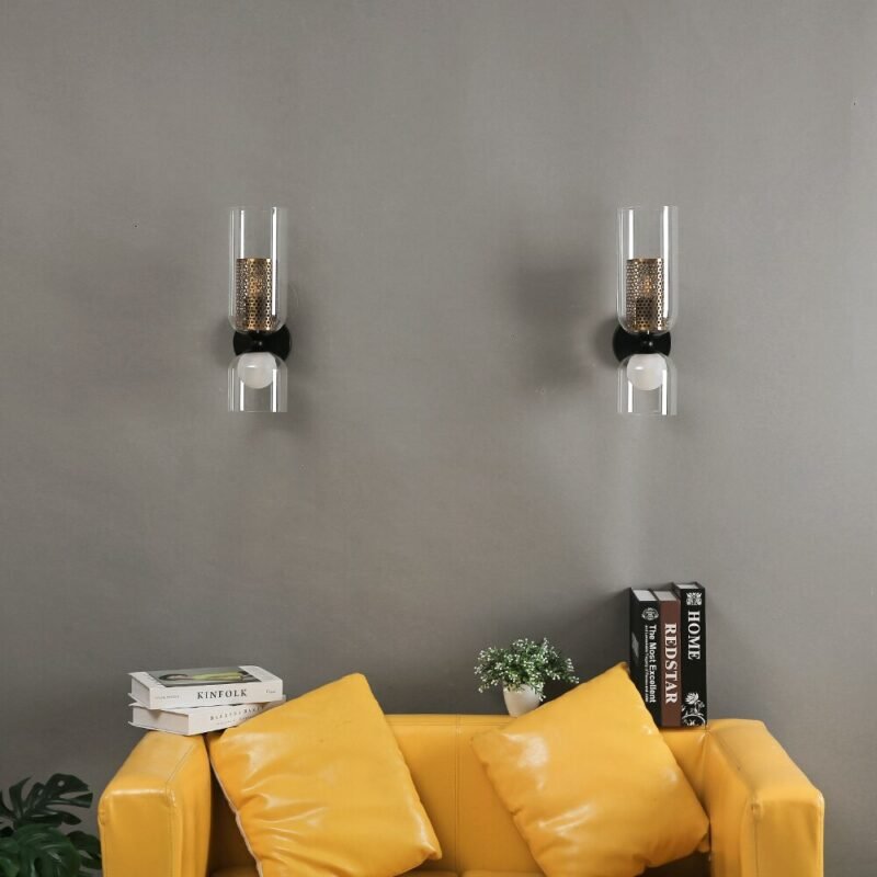 Vintage American LED Glass Wall Light Nordic Bedroom Luster Sconces Modern Kitchen Wall Lamps Decor Sconces Lighting Fixtures 3