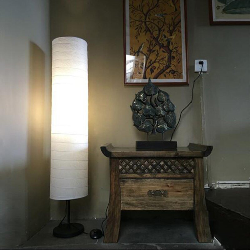Nordic Floor Lamp Holmo Designer Paper Floor Lamp For Living Room Bedroom Home Luminaire Study Decor Lights E27 Standing Lamp 4