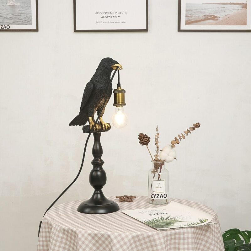 Bird Table Lamp Italia Bird Led Desk lamp Lucky bird Living Room Bedroom Bedside eagle lamp Home Decor night light Fixtures 6