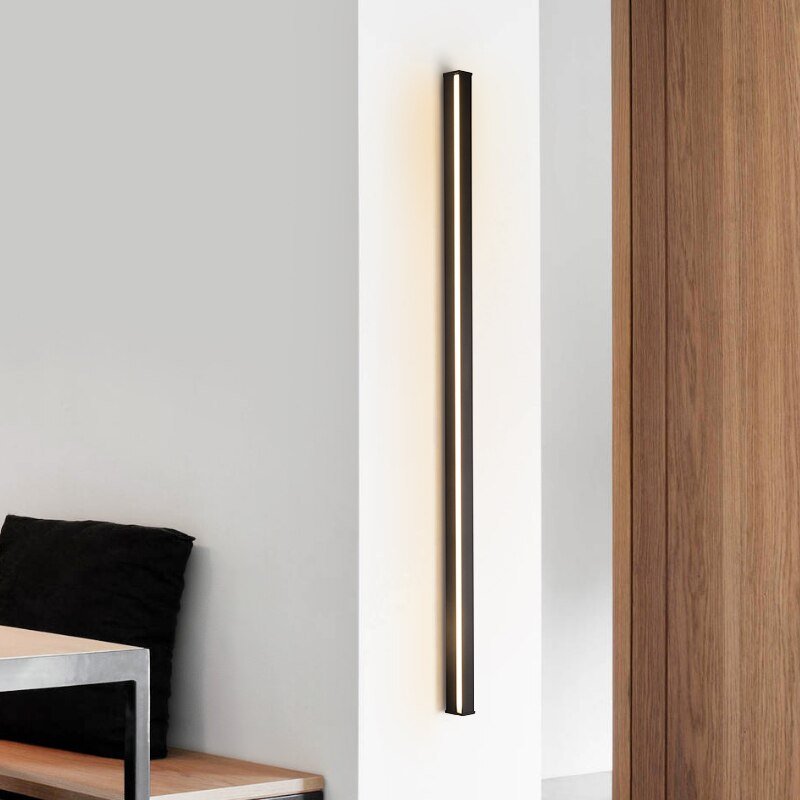 Nordic Led Wall Lamp Modern Minimalist Lines Wall Lamps For Living Room Bedroom Home Decor Bathroom Fixtures Wall Mirror Light 4