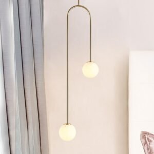 Modern Led Pendant Lights Glass Ball Hanging Lamp For Living Room Bedroom Nordic Home Decor Luminaire Suspension Black Hanglamp 1