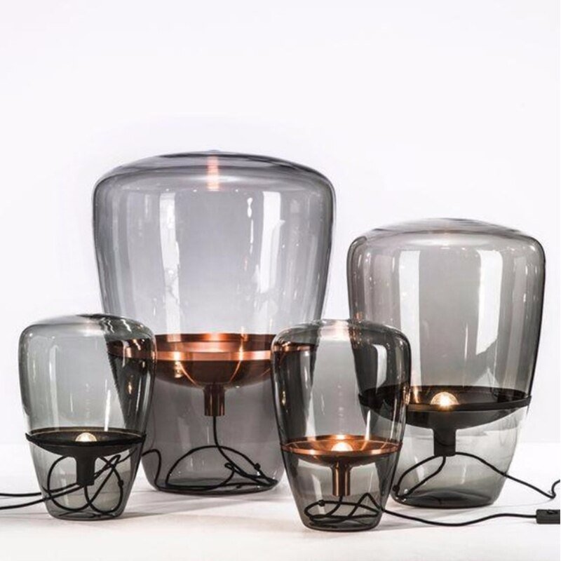 Modern Czech Designer Table Lamp Nordic Glass Table Lamps For Living Room Bedroom Study Desk Decor Light Night E27 Bedside Lamp 2