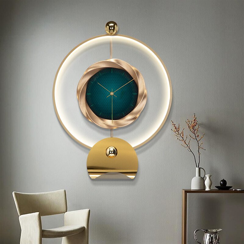 Luminous Large Wall Watch Minimalist Luxury Electronic Wall Watch Kitchen Home Design Gift Orologio Da Parete Saatration Gift 1