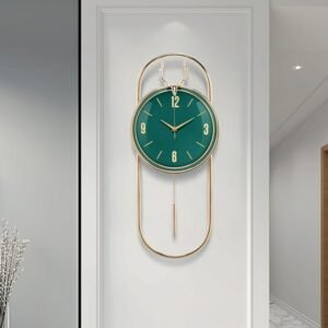 Deer Luxury Wall Clock Living Room Silent Kitchen Wall Clock Modern Design Creativity Norologio Da Parete Homedecor LL50WC 1