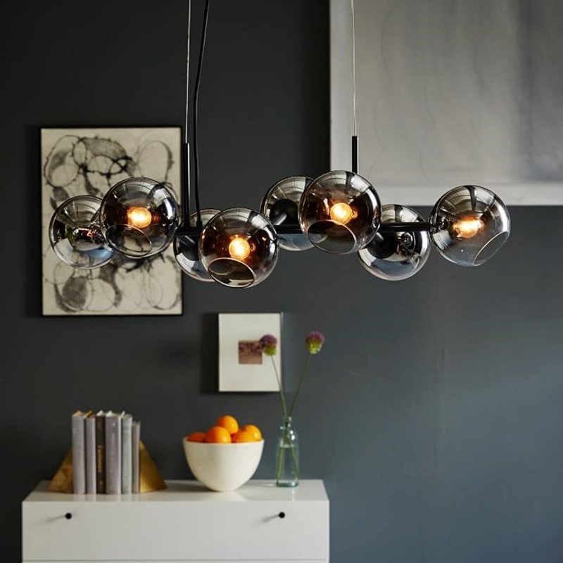 Nordic Led Pendant Lights Postmodern Iron Glass Hanging Lamp For Dining Room Nordic Home Decor Dining Table Ceiling Luminaire 1
