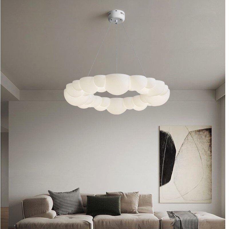modern Nordic designer bubble lamp creative personality living room dining chandelier simple bedroom childrens room ceiling lamp 3